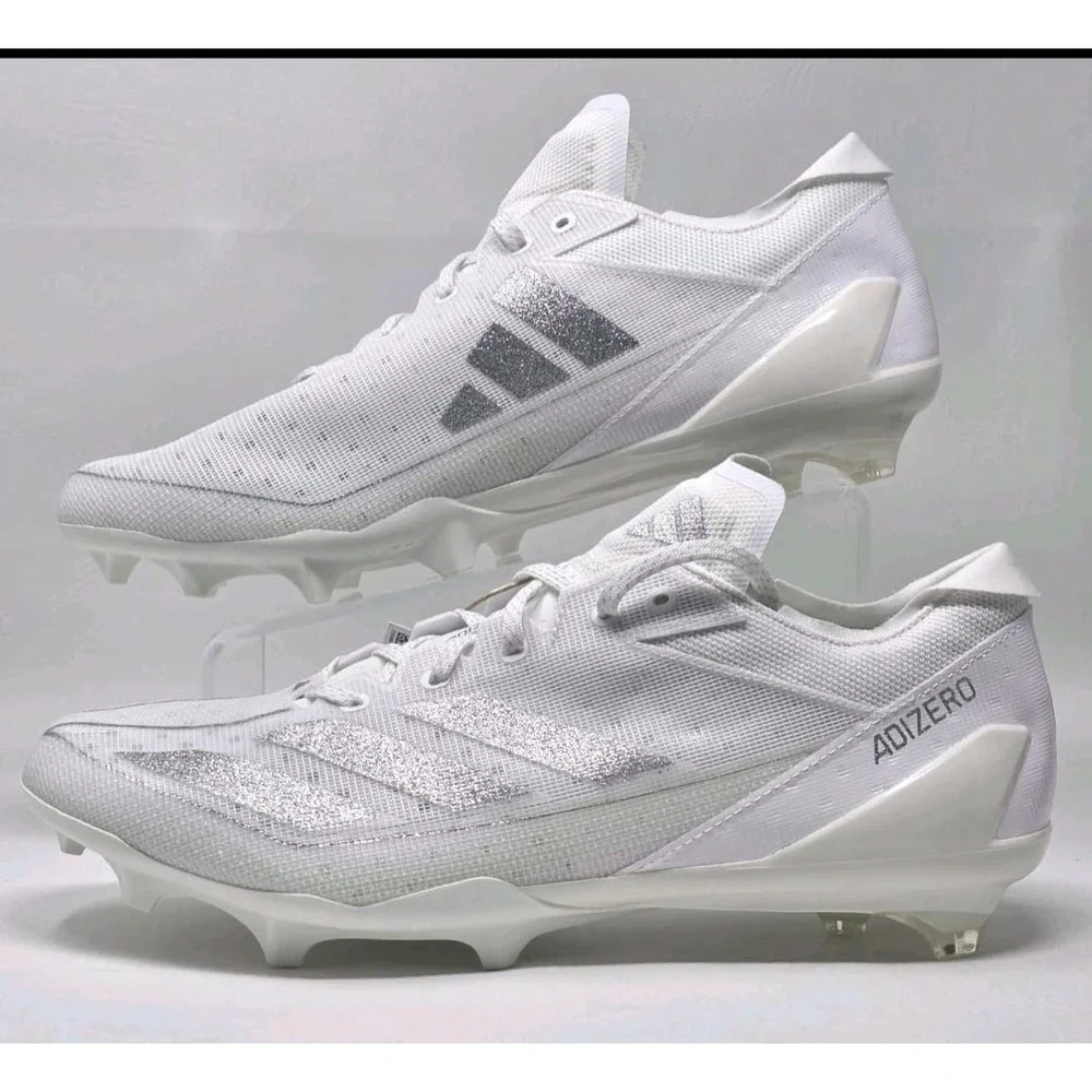 Adidas Adizero Electric Men's White Silver IE4374‎ Football Cleats Size 13 New
